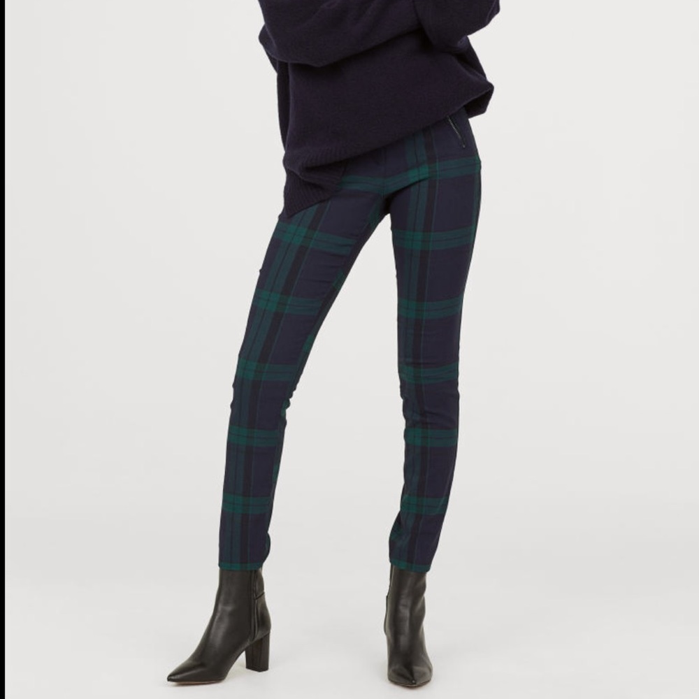 Dark Blue/Green Checked